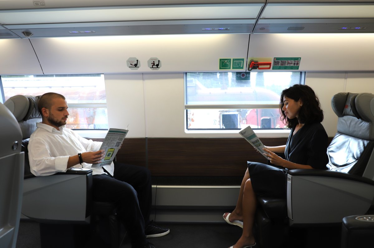 Informative and entertaining newspapers of the Service will be distributed on railway trains