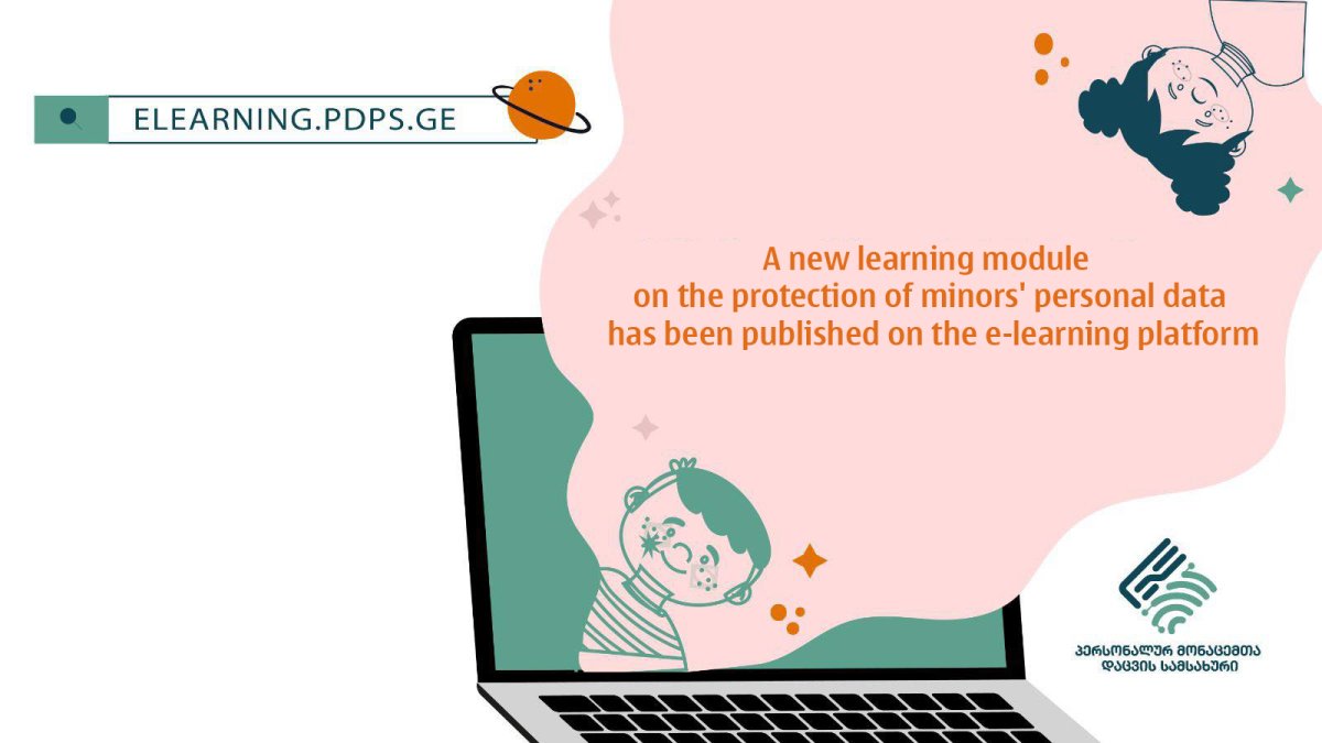 A new learning module on the protection of minors' personal data has been published on the e-learning platform