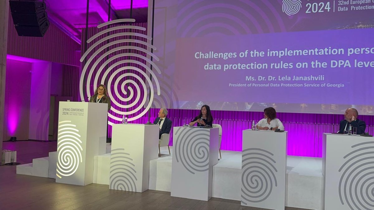 პერსონალურ მონაცემთა დაცვის სამსახური მონაცემთა დაცვის საზედამხედველო ორგანოების ევროპულ კონფერენციას (European Conference of Data Protection Authorities) უმასპინძლებს