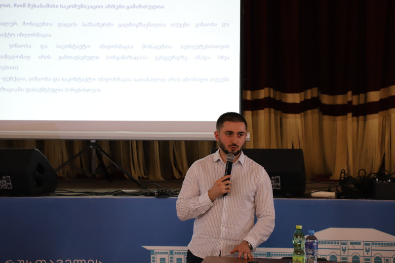 The Personal Data Protection Service of Georgia conducted training for public sector data protection officers in Adjara