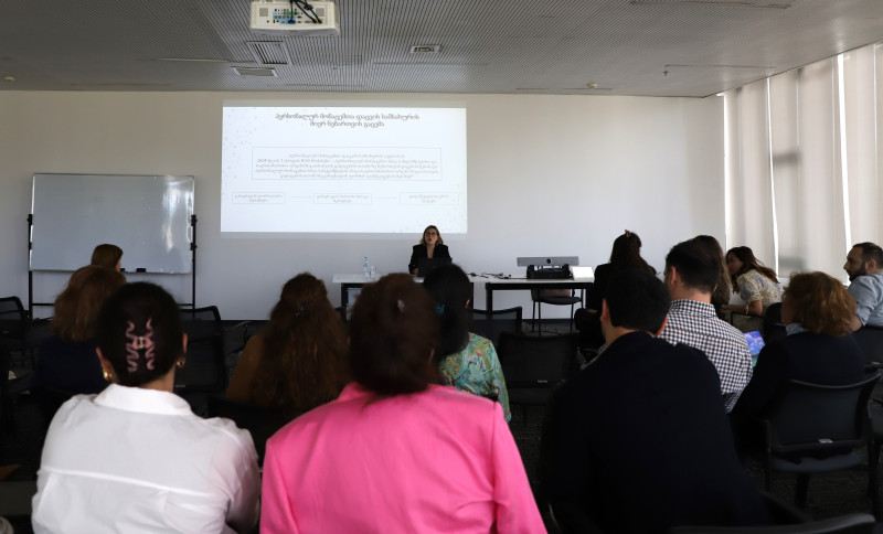 Employees of the Personal Data Protection Service of Georgia conducted trainings for up to 60 people employed in the National Bank of Georgia